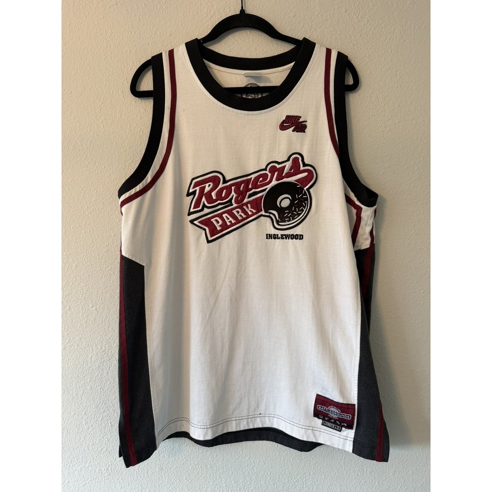 Men's‎ Adult Nike Air Rogers Park Inglewood Jersey Large +2 Basketball #64